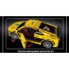 DK 2103 LIN07 0023 MouldKing 13127 Mould King 13127 REBRICKABLE MOC-4463 4463 MOC4463 non  AUDI R8 V10 1:10 tỷ lệ 1:10 bộ đồ chơi xếp lắp ráp ghép mô hình  AUDI R8 V10 SECOND GENERATION Kỹ Thuật Công Nghệ Cao Mô Hình Phương Tiện 1839 khối