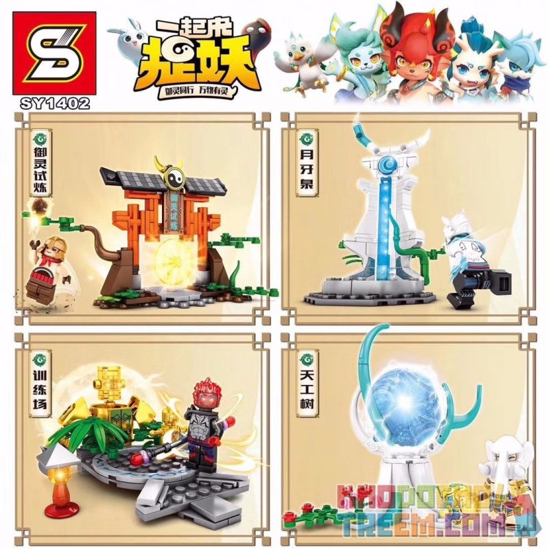 SHENG YUAN SY SY1402A 1402A SY1402B 1402B SY1402C 1402C SY1402D 1402D Xếp hình kiểu Lego TECHNIC Let's Catch Monsters 4 Hãy bắt quái vật 4 gồm 4 hộp nhỏ 450 khối SHENG YUAN SY SY1402A 1402A SY1402B 1402B SY1402C 1402C SY1402D 1402D Xếp hình kiểu Lego TECHNIC Let's Catch Monsters 4 Hãy bắt quái vật 4 gồm 4 hộp nhỏ 450 khối