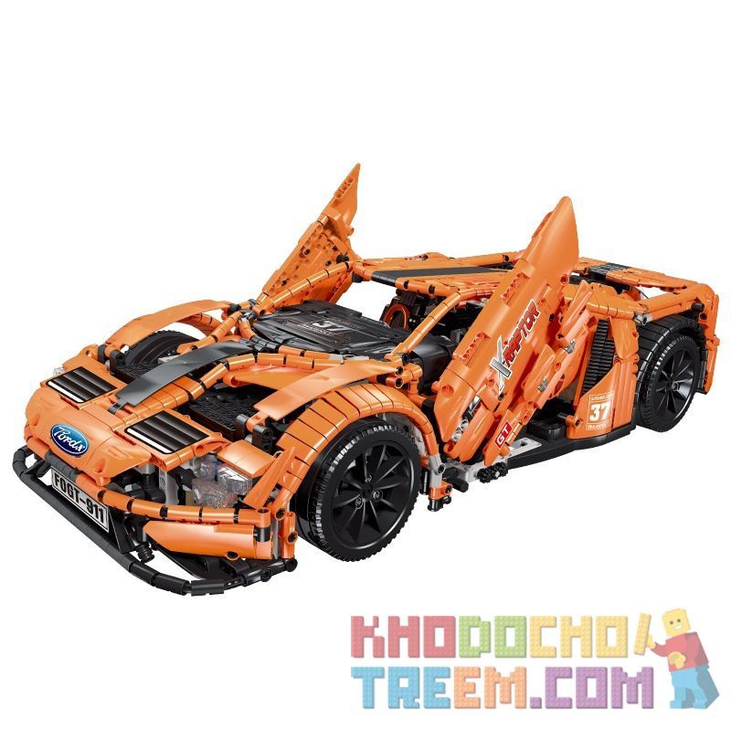 QIZHILE 23013 REBRICKABLE MOC-10792 10792 MOC10792 Xếp hình kiểu Lego TECHNIC Ford GT 2774 khối QIZHILE 23013 REBRICKABLE MOC-10792 10792 MOC10792 Xếp hình kiểu Lego TECHNIC Ford GT 2774 khối