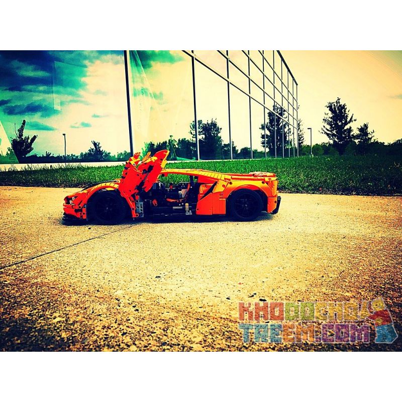 QIZHILE 23013 REBRICKABLE MOC-10792 10792 MOC10792 non  FORD GT. bộ đồ chơi xếp lắp ráp ghép mô hình  Kỹ Thuật Công Nghệ Cao Mô Hình Phương Tiện 2774 khối