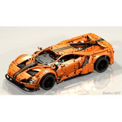 QIZHILE 23013 REBRICKABLE MOC-10792 10792 MOC10792 non  FORD GT. bộ đồ chơi xếp lắp ráp ghép mô hình  Kỹ Thuật Công Nghệ Cao Mô Hình Phương Tiện 2774 khối