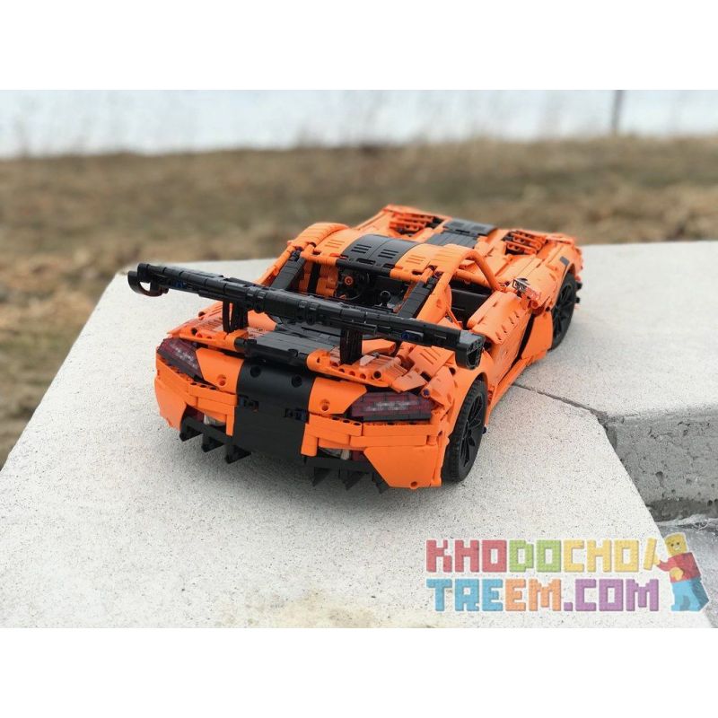 REBRICKABLE MOC-13655 13655 MOC13655 non  DODGE SNAKE ACR. bộ đồ chơi xếp lắp ráp ghép mô hình  DODGE VIPER ACR Kỹ Thuật Công Nghệ Cao Mô Hình Phương Tiện 3126 khối