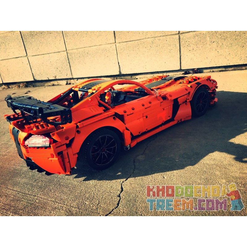 REBRICKABLE MOC-13655 13655 MOC13655 non  DODGE SNAKE ACR. bộ đồ chơi xếp lắp ráp ghép mô hình  DODGE VIPER ACR Kỹ Thuật Công Nghệ Cao Mô Hình Phương Tiện 3126 khối