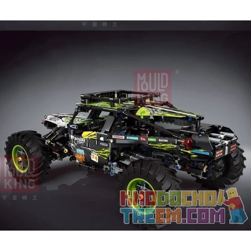 MouldKing 18002 Mould King 18002 REBRICKABLE MOC-19517 19517 MOC19517 MOC-19664 19664 MOC19664 non  ATV ĐIỀU KHIỂN TỪ XA 4WD bộ đồ chơi xếp lắp ráp ghép mô hình  4WD RC BUGGY Kỹ Thuật Công Nghệ Cao Mô Hình Phương Tiện 1912 khối