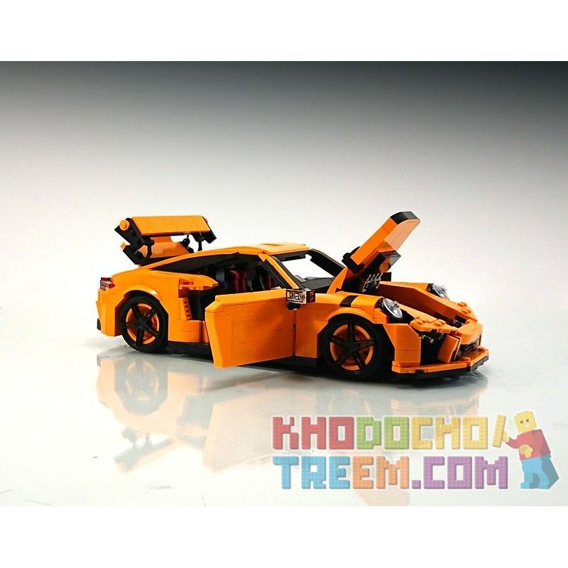 HSANHE 6954 MouldKing 13129 Mould King 13129 REBRICKABLE MOC-25866 25866 MOC25866 SHENG YUAN SY SY0003 0003 non  PORSCHE GT3 RS. bộ đồ chơi xếp lắp ráp ghép mô hình Creator Sáng Tạo 1055 khối