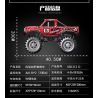 HAPPY BUILD XQ1212D 1212D MouldKing 18003 Mould King 18003 REBRICKABLE MOC-26278 26278 MOC26278 non  XE TẢI QUÁI VẬT KHÓA VI SAI TỰ ĐỘNG bộ đồ chơi xếp lắp ráp ghép mô hình  MONSTER TRUCK WITH AUTOMATED DIFFERENTIAL LOCK Kỹ Thuật Công Nghệ Cao Mô Hình Phương Tiện 1668 khối