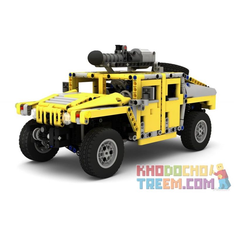 REBRICKABLE MOC-2988 2988 MOC2988 non Lego HUMMER H1. bộ đồ chơi xếp lắp ráp ghép mô hình Technic LEGO TECHNIC HUMVEE / HUMMER H1 Kỹ Thuật Công Nghệ Cao Mô Hình Phương Tiện 1240 khối