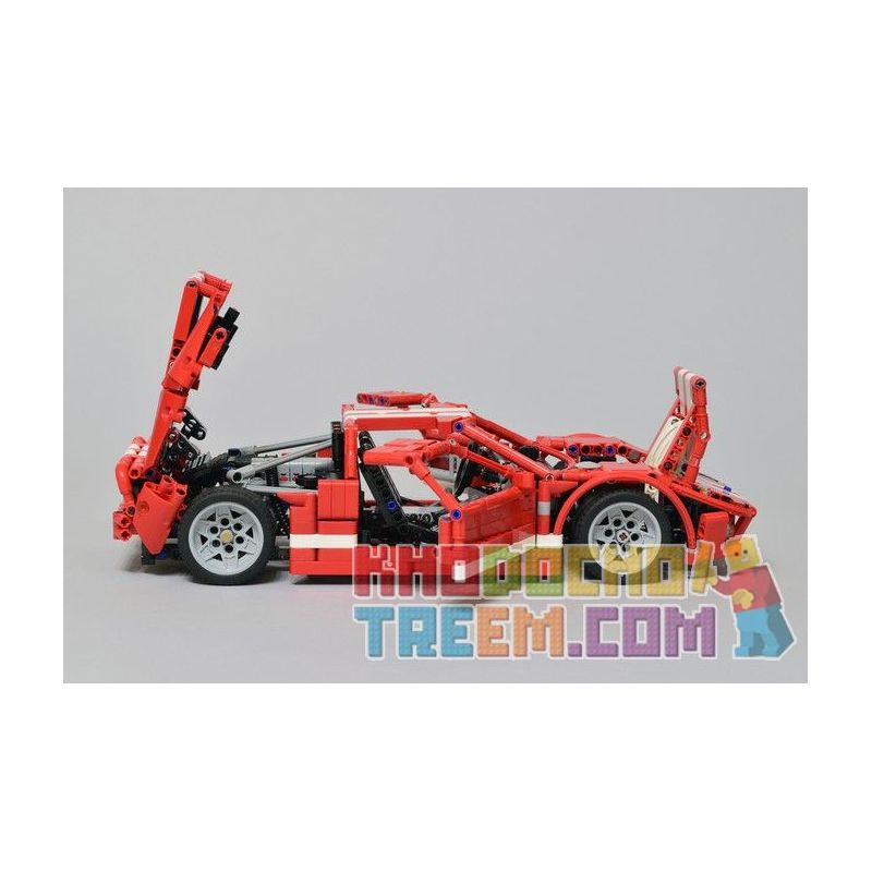 REBRICKABLE MOC-11473 11473 MOC11473 non  FORD GT. tỷ lệ 1:12 bộ đồ chơi xếp lắp ráp ghép mô hình  2005 FORD GT Kỹ Thuật Công Nghệ Cao Mô Hình Phương Tiện 1468 khối