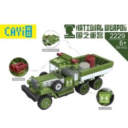 CAYI 2229 non  PHƯƠNG TIỆN VẬN TẢI CHIẾN LƯỢC 12 TỔ HỢP bộ đồ chơi xếp lắp ráp ghép mô hình National Weapon STARTEGIC TRANSPORT VECHICLE Vũ Khí Quốc Gia