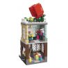 Enlighten C0104 0104 Qman C0104 0104 non  NGÔI NHÀ HOA TRÁI TIM MANTIAN bộ đồ chơi xếp lắp ráp ghép mô hình Mini Modular CITY CORNER Đường Phố Thu Nhỏ 329 khối