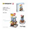 Enlighten C0105 0105 Qman C0105 0105 non  CỬA HÀNG BÁCH HÓA CHAOHUI bộ đồ chơi xếp lắp ráp ghép mô hình Mini Modular CITY CORNER Đường Phố Thu Nhỏ 389 khối