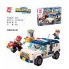 Enlighten 1933 Qman 1933 non  XE JEEP CHỐNG ĐẠN AN NINH bộ đồ chơi xếp lắp ráp ghép mô hình Minecity Thành Phố Mỏ 244 khối