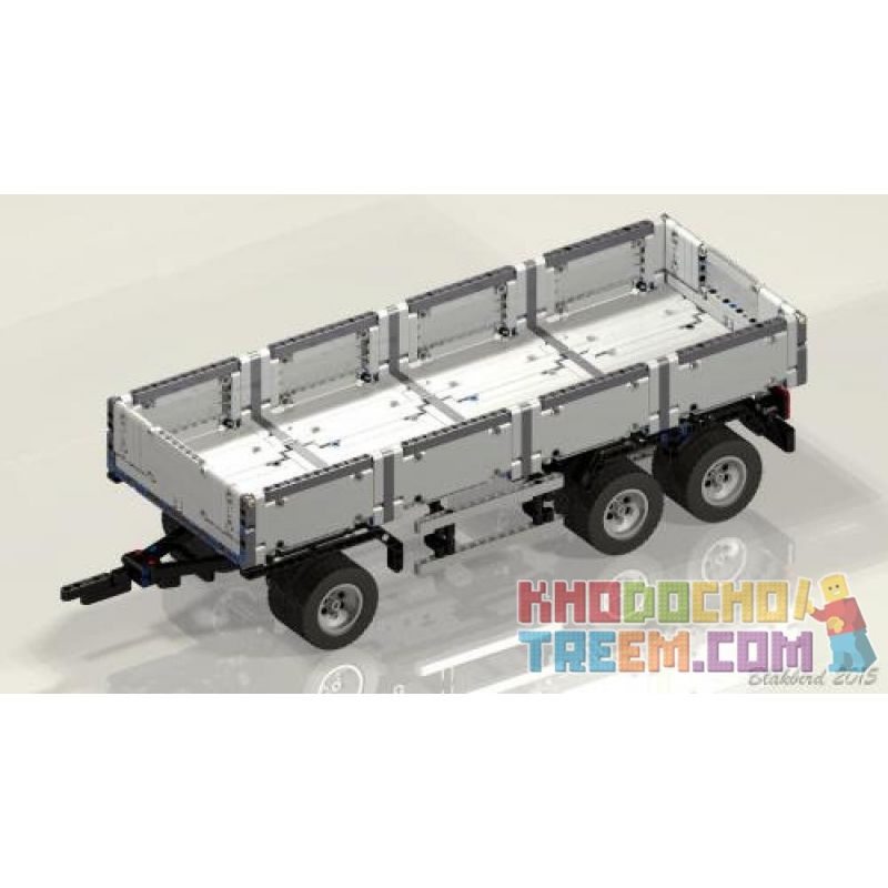 REBRICKABLE MOC-4157 4157 MOC4157 non Lego XE TẢI VẬN CHUYỂN MANN TRAILER bộ đồ chơi xếp lắp ráp ghép mô hình Technic MAN TRANSPORT TRUCK TRAILER Kỹ Thuật Công Nghệ Cao Mô Hình Phương Tiện 942 khối