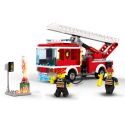 WANGE 2625 non Lego XE CỨU HỎA THANG bộ đồ chơi xếp lắp ráp ghép mô hình Fire Rescure FIRE BRIGADE THE AERIAL ADDER TRUCK 249 khối