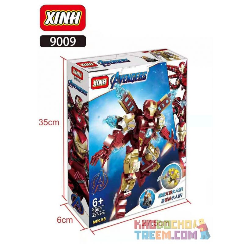 Có đèn LED  6009 Mô hình Iron man MK85 đồ chơi lắp ráp Lego iron man bộ  xếp hình Hulkbuster siêu anh hùng người sắt  Shopee Việt Nam