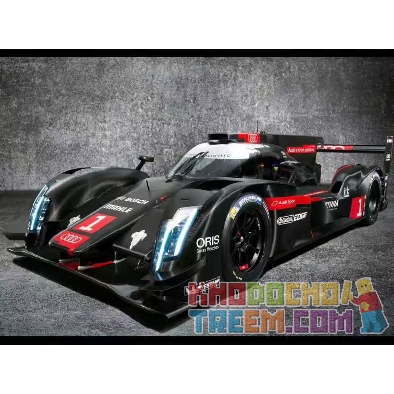 QIZHILE 23011 non  AUDI R18. bộ đồ chơi xếp lắp ráp ghép mô hình  Kỹ Thuật Công Nghệ Cao Mô Hình Phương Tiện 1908 khối