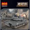 COGO 13383 non  XE TĂNG CHIẾN ĐẤU CHỦ LỰC MERKAVA MK4 bộ đồ chơi xếp lắp ráp ghép mô hình World Military Cỗ Máy Quân Sự 724 khối