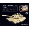 COGO 13386 non  XE TĂNG CHIẾN ĐẤU CHỦ LỰC CHALLENGER II bộ đồ chơi xếp lắp ráp ghép mô hình World Military Cỗ Máy Quân Sự 829 khối