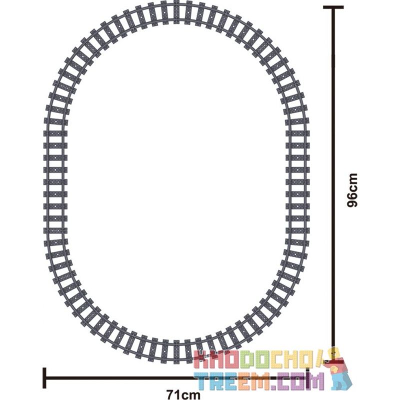 ZHEGAO QL0307 0307 non  TÀU CAO TỐC FUXING bộ đồ chơi xếp lắp ráp ghép mô hình Trains Tàu Hỏa 641 khối