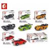 SEMBO 607046 non  MITSUBISHI NISSHO bộ đồ chơi xếp lắp ráp ghép mô hình Speed Champions Racing Cars FAMOUS CAR Đua Xe Công Thức 203 khối