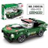 LEYI 31003A 31003B 31003C 31003D non  SIÊU XE TẢI KẾT HỢP 4 FORD MUSTANG-1968 FIESTA M-SPORT PORSCHE 919 FERRARI 488 bộ đồ chơi xếp lắp ráp ghép mô hình Racing Cuộc Đua 670 khối