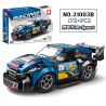 LEYI 31003A 31003B 31003C 31003D non  SIÊU XE TẢI KẾT HỢP 4 FORD MUSTANG-1968 FIESTA M-SPORT PORSCHE 919 FERRARI 488 bộ đồ chơi xếp lắp ráp ghép mô hình Racing Cuộc Đua 670 khối