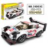 LEYI 31003A 31003B 31003C 31003D non  SIÊU XE TẢI KẾT HỢP 4 FORD MUSTANG-1968 FIESTA M-SPORT PORSCHE 919 FERRARI 488 bộ đồ chơi xếp lắp ráp ghép mô hình Racing Cuộc Đua 670 khối