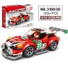 LEYI 31003A 31003B 31003C 31003D non  SIÊU XE TẢI KẾT HỢP 4 FORD MUSTANG-1968 FIESTA M-SPORT PORSCHE 919 FERRARI 488 bộ đồ chơi xếp lắp ráp ghép mô hình Racing Cuộc Đua 670 khối