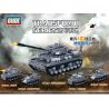 GUDI 8720 non  TỔ HỢP 4 XE TĂNG IV-H CỦA ĐỨC TRONG THẾ CHIẾN II HỔ TẤN CÔNG PHÁO TỰ HÀNH WASP TIGER PANTHER bộ đồ chơi xếp lắp ráp ghép mô hình Transformers Robot Đại Chiến Người Máy Biến Hình 836 khối