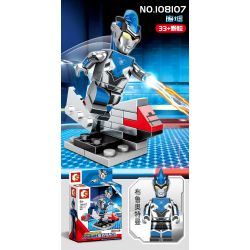 SEMBO 108106 108107 108108 108101 108102 108103 108104 108105 non  MÁY BAY CHIẾN ĐẤU GW-EXI 8 TỔ HỢP bộ đồ chơi xếp lắp ráp ghép mô hình Ultraman ULTRAMAN HEROES Vệ Binh Vũ Trụ Siêu Nhân Điện Quang 257 khối