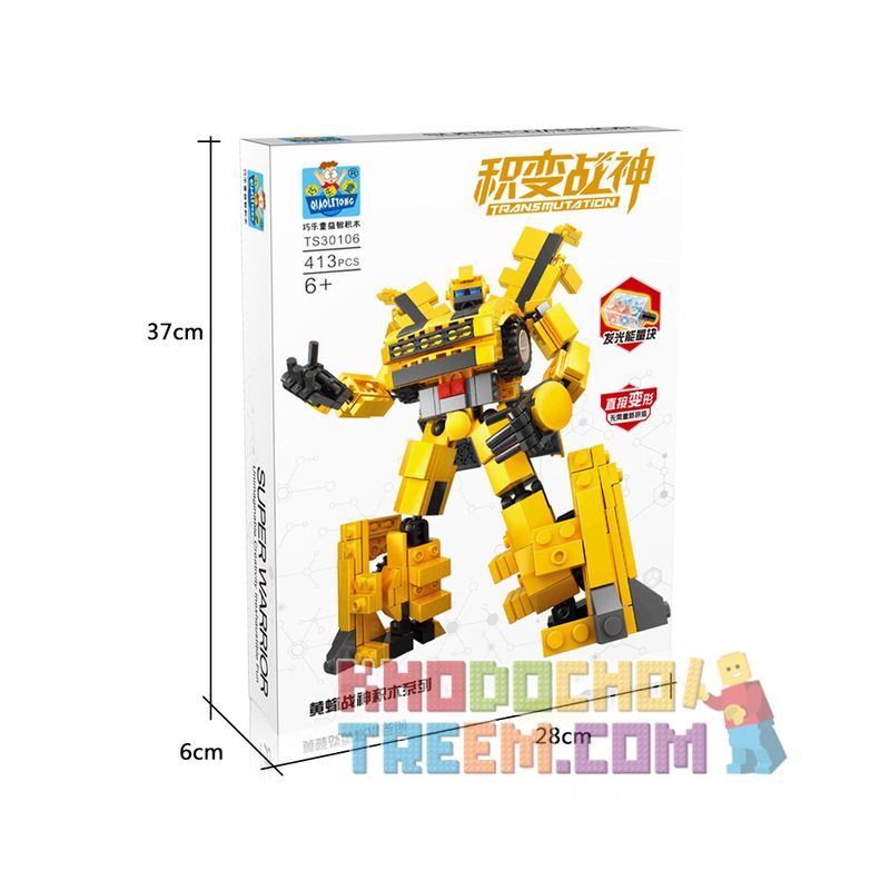QIAO LE TONG TS30106 30106 TS30106-1 30106-1 non Lego HORNETA. bộ đồ chơi xếp lắp ráp ghép mô hình Transformers TRANSMUTATION Robot Đại Chiến Người Máy Biến Hình 413 khối