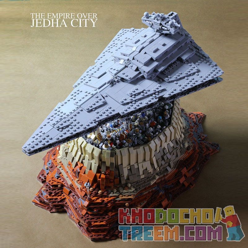 MouldKing 21007 Mould King 21007 QIZHILE 90007 REBRICKABLE MOC-18916 18916 MOC18916 non  ĐẾ CHẾ JEDDAH bộ đồ chơi xếp lắp ráp ghép mô hình Star Wars THE EMPIRE OVER JEDHA CITY Chiến Tranh Giữa Các Vì Sao 5098 khối