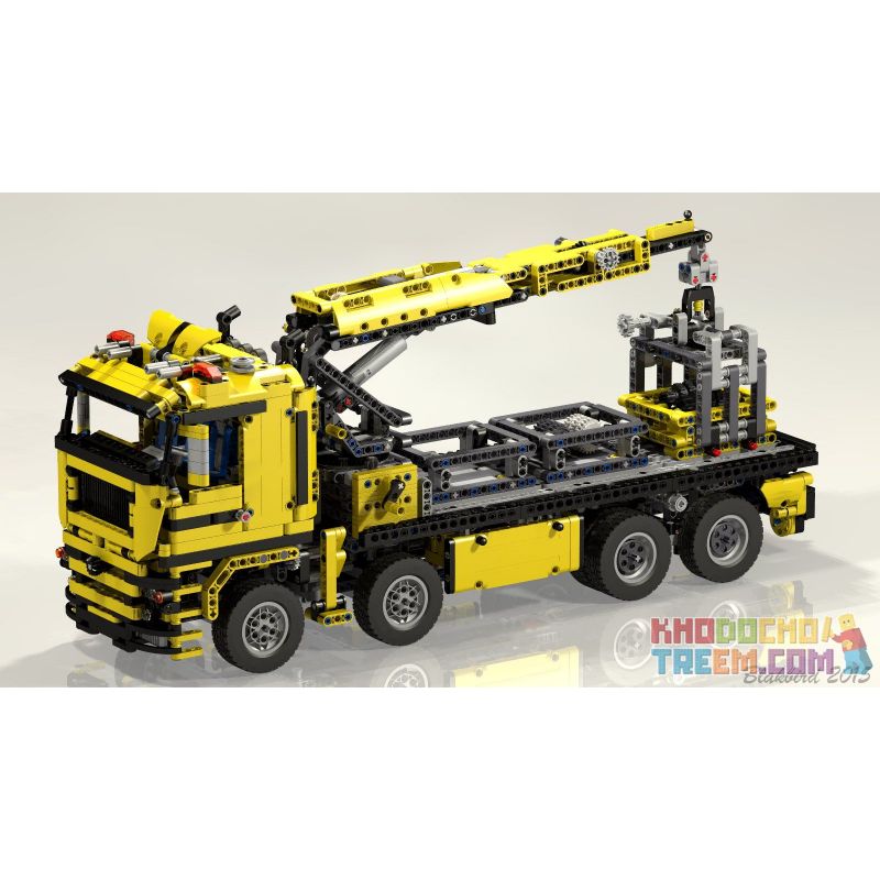 REBRICKABLE MOC-5709 5709 MOC5709 non Lego XE CẨU CHẾ ĐỘ 42009C bộ đồ chơi xếp lắp ráp ghép mô hình Technic CRANE TRUCK 42009C Kỹ Thuật Công Nghệ Cao Mô Hình Phương Tiện 2284 khối