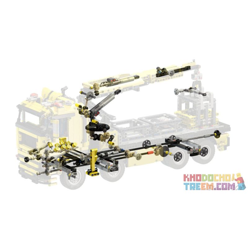 REBRICKABLE MOC-5709 5709 MOC5709 non  XE CẨU CHẾ ĐỘ 42009C bộ đồ chơi xếp lắp ráp ghép mô hình  CRANE TRUCK 42009C Kỹ Thuật Công Nghệ Cao Mô Hình Phương Tiện 2284 khối