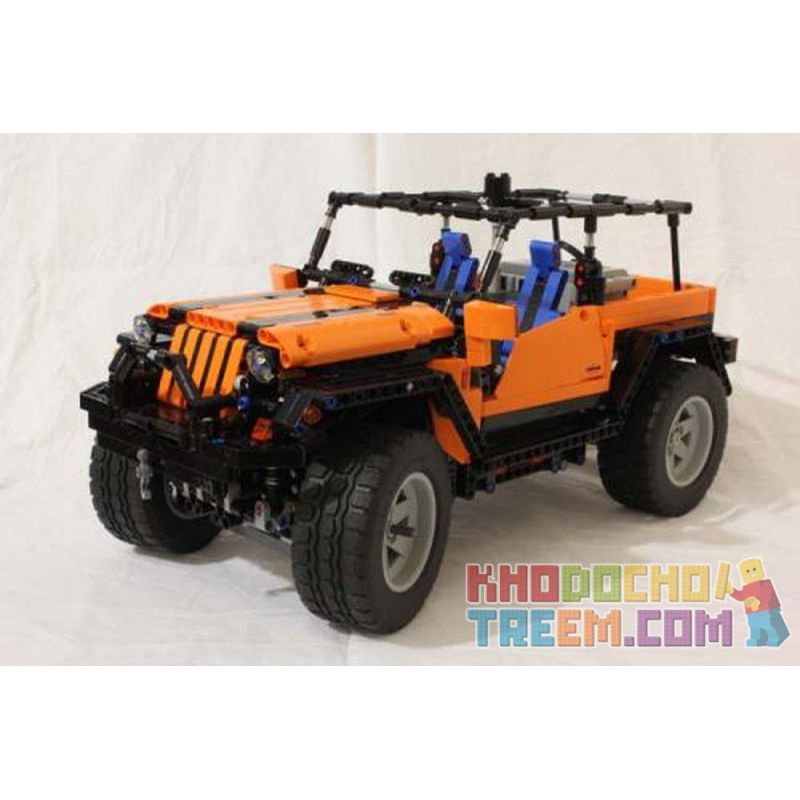 REBRICKABLE MOC-1242 1242 MOC1242 non Lego XE JEEP bộ đồ chơi xếp lắp ráp ghép mô hình Technic Kỹ Thuật Công Nghệ Cao Mô Hình Phương Tiện 1493 khối