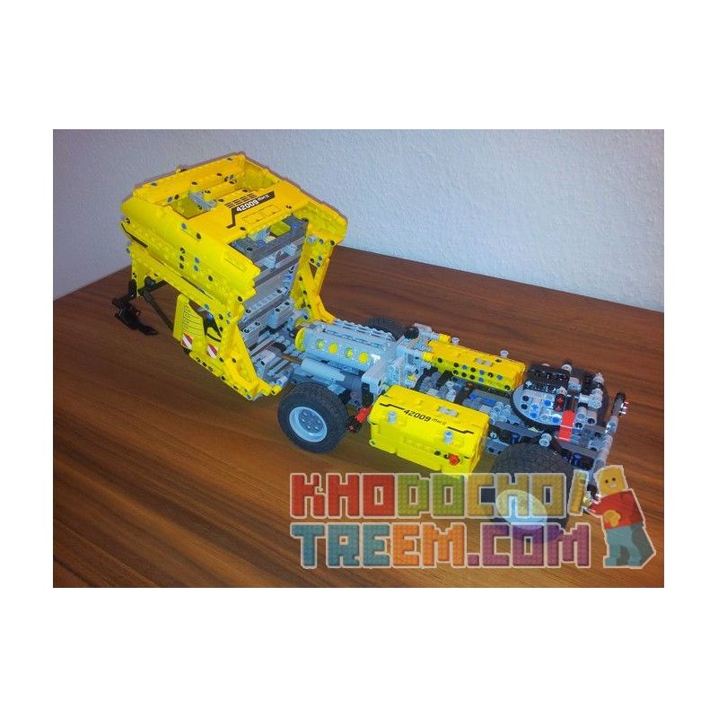 REBRICKABLE MOC-3196 3196 MOC3196 non  TIPPER (BỘ TẢI THẤP) bộ đồ chơi xếp lắp ráp ghép mô hình  42009 C-MODEL TIEFLADER (LOW LOADER) Kỹ Thuật Công Nghệ Cao Mô Hình Phương Tiện 2024 khối