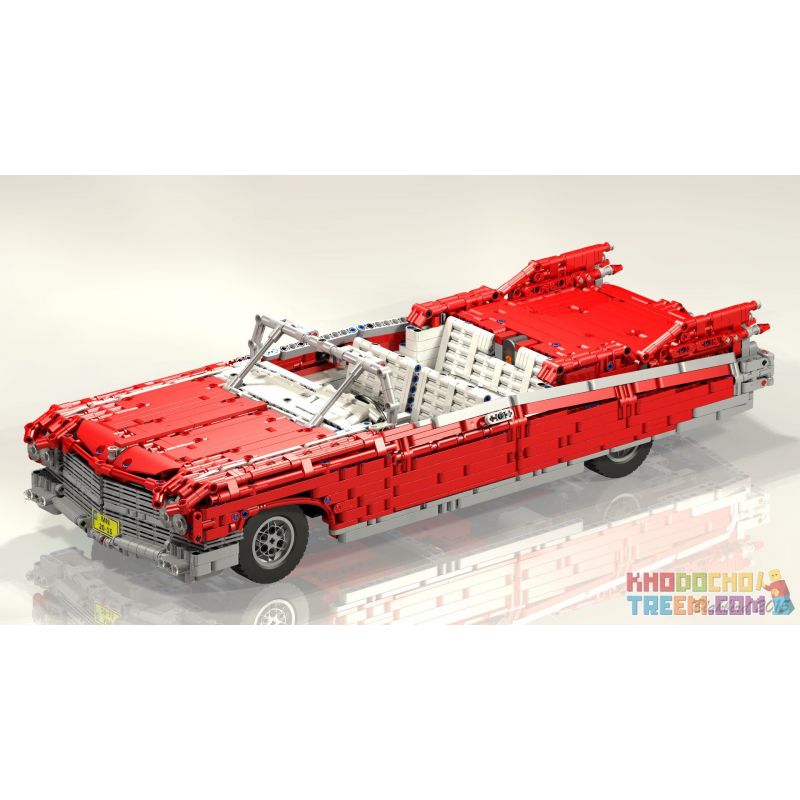 REBRICKABLE MOC-3078 3078 MOC3078 non Lego CADILLAC ELDORADO BIARRITZ 1959 bộ đồ chơi xếp lắp ráp ghép mô hình Technic Kỹ Thuật Công Nghệ Cao Mô Hình Phương Tiện 3136 khối