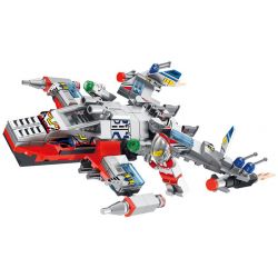 PanlosBrick 690013 Panlos Brick 690013 non  ULTRAMAN FIGHTER 6 TRONG 1 EGG bộ đồ chơi xếp lắp ráp ghép mô hình Vệ Binh Vũ Trụ Siêu Nhân Điện Quang 274 khối