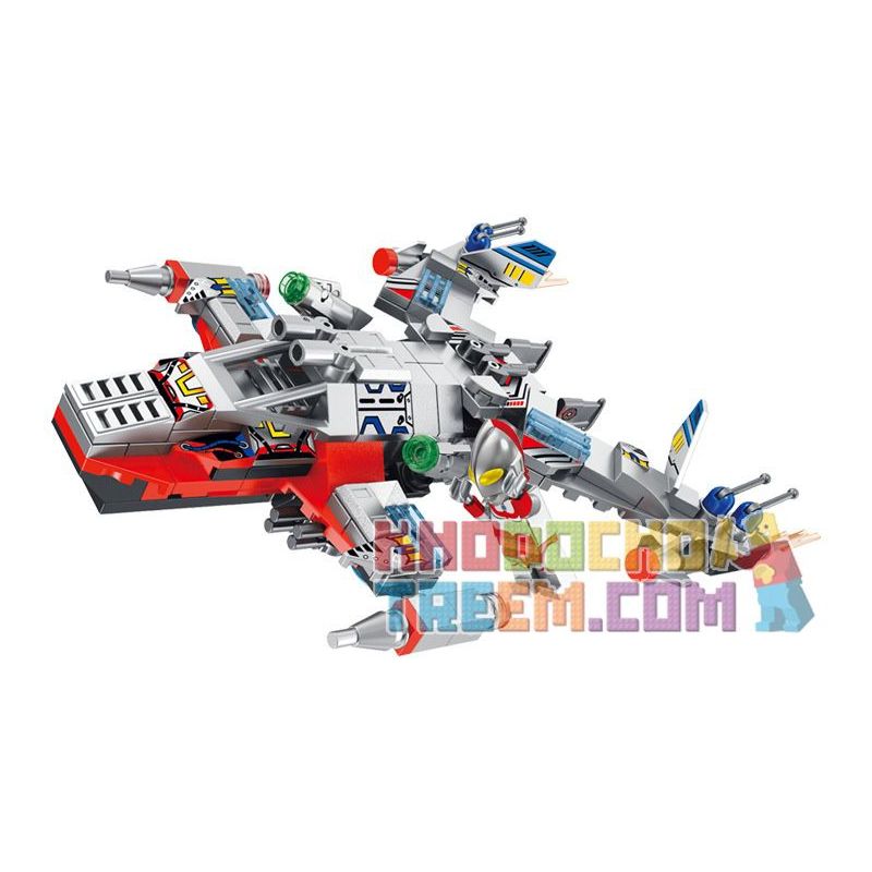 PanlosBrick 690013 Panlos Brick 690013 non Lego ULTRAMAN FIGHTER 6 TRONG 1 EGG bộ đồ chơi xếp lắp ráp ghép mô hình Vệ Binh Vũ Trụ Siêu Nhân Điện Quang 274 khối