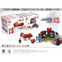 SEMBO 107016 107017 107018 107011 107012 107013 107014 107015 non  HẦM NGỤC 8 TRONG 1 bộ đồ chơi xếp lắp ráp ghép mô hình The Wandering Earth 8IN1 THE UNDERGROUND CITY Lưu Lạc Địa Cầu 1087 khối