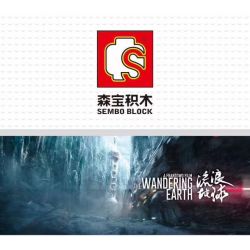 SEMBO 107016 107017 107018 107011 107012 107013 107014 107015 non  HẦM NGỤC 8 TRONG 1 bộ đồ chơi xếp lắp ráp ghép mô hình The Wandering Earth 8IN1 THE UNDERGROUND CITY Lưu Lạc Địa Cầu 1087 khối