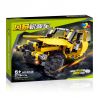 QIZHILE 6042 non  XE ĐỊA HÌNH MÀU VÀNG bộ đồ chơi xếp lắp ráp ghép mô hình Storm Racing Đua Xe Bão Táp 273 khối