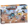 Winner 8056 non  MÁY MÓC WASTELAND RỒNG MA THUẬT HAI ĐẦU bộ đồ chơi xếp lắp ráp ghép mô hình Waste Soil Thế Giới Rác 384 khối