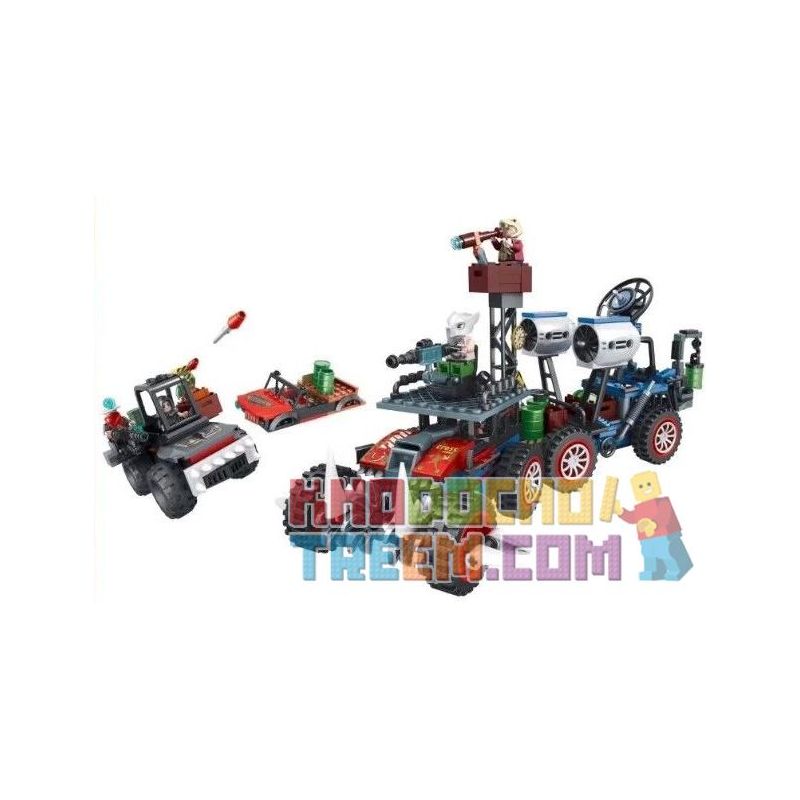 Winner 8058 non Lego PHÁO ĐÀI DI ĐỘNG CƯỚP BÓC WASTELAND bộ đồ chơi xếp lắp ráp ghép mô hình Waste Soil Thế Giới Rác 500 khối