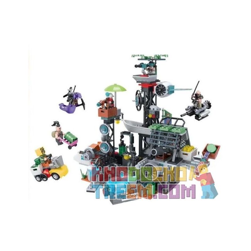 Winner 8059 non Lego CHIẾN TRANH ĐẤT HOANG 8059 bộ đồ chơi xếp lắp ráp ghép mô hình Waste Soil Thế Giới Rác 550 khối