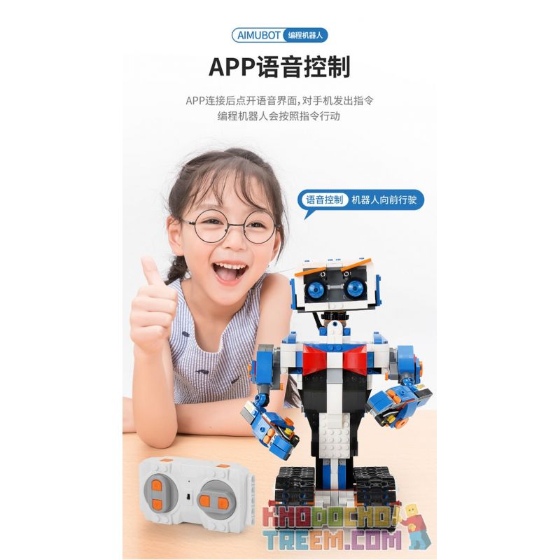 MouldKing 13063 Mould King 13063 non  LẬP TRÌNH ROBOT bộ đồ chơi xếp lắp ráp ghép mô hình  AIMUBOT Kỹ Thuật Công Nghệ Cao Mô Hình Phương Tiện 635 khối