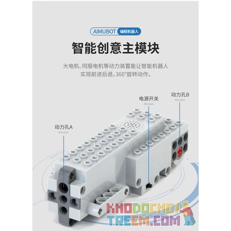 MouldKing 13063 Mould King 13063 non  LẬP TRÌNH ROBOT bộ đồ chơi xếp lắp ráp ghép mô hình  AIMUBOT Kỹ Thuật Công Nghệ Cao Mô Hình Phương Tiện 635 khối