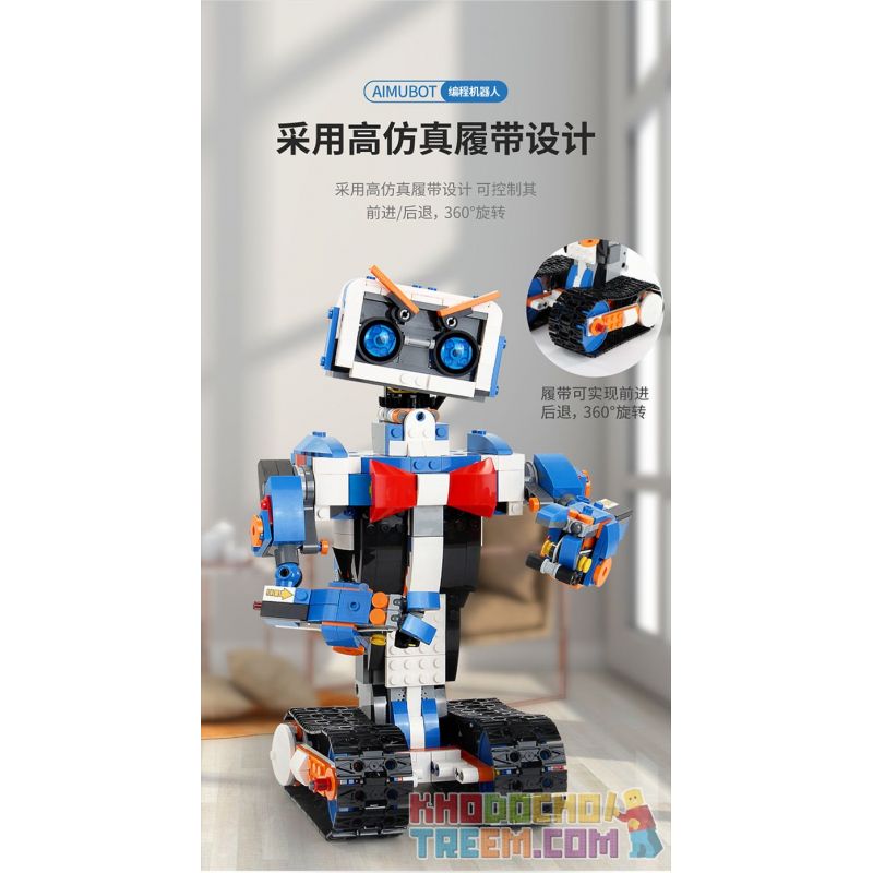 MouldKing 13063 Mould King 13063 non  LẬP TRÌNH ROBOT bộ đồ chơi xếp lắp ráp ghép mô hình  AIMUBOT Kỹ Thuật Công Nghệ Cao Mô Hình Phương Tiện 635 khối