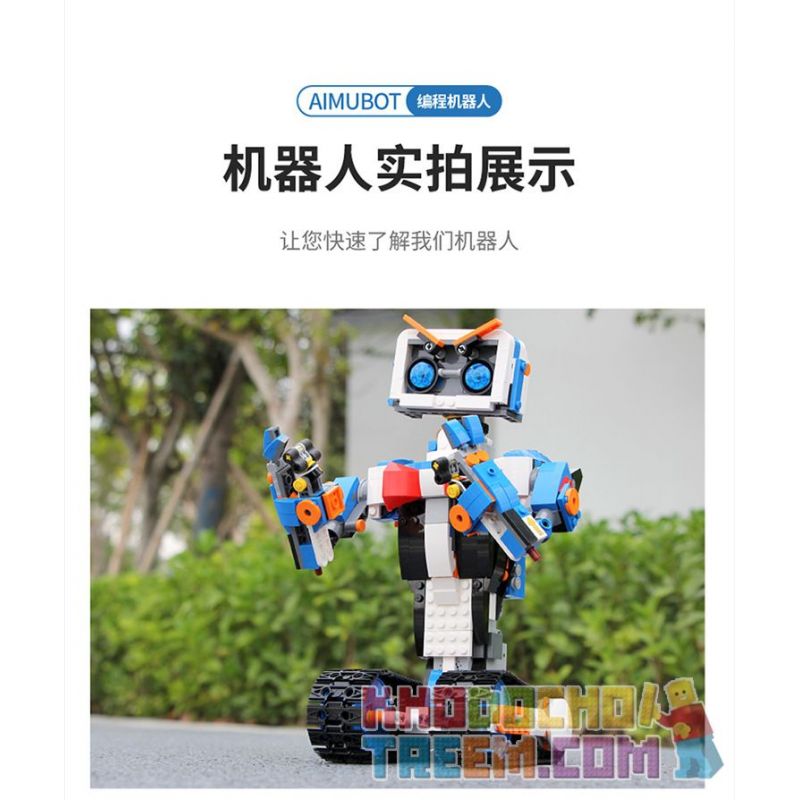 MouldKing 13063 Mould King 13063 non  LẬP TRÌNH ROBOT bộ đồ chơi xếp lắp ráp ghép mô hình  AIMUBOT Kỹ Thuật Công Nghệ Cao Mô Hình Phương Tiện 635 khối