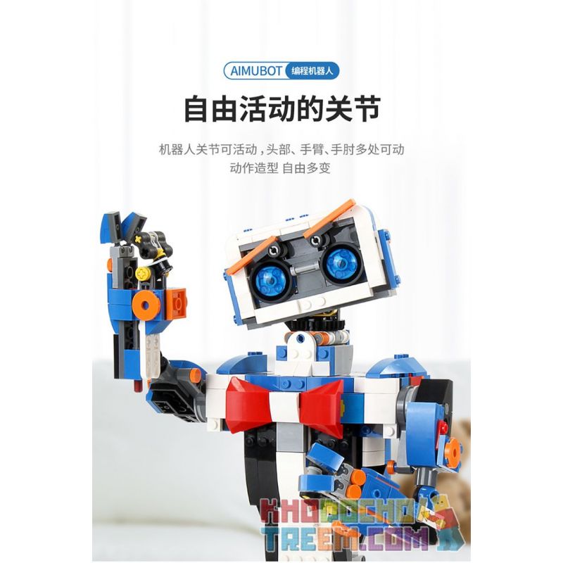 MouldKing 13063 Mould King 13063 non  LẬP TRÌNH ROBOT bộ đồ chơi xếp lắp ráp ghép mô hình  AIMUBOT Kỹ Thuật Công Nghệ Cao Mô Hình Phương Tiện 635 khối